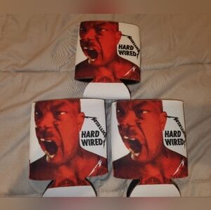 METALLICA -  THREE OLD SCHOOL FOAM CAN HOLDERS / COOLERS